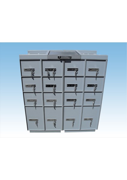 EK16 Göz Banka Kiralık Kasası Içi Metal Den Kutulu Model 12 Ort