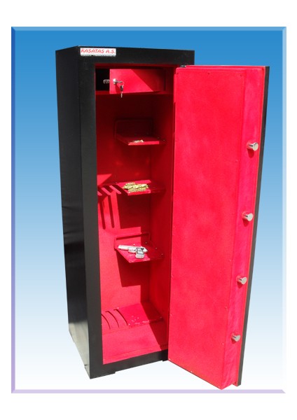 6 lik 3 Raflı Mühimmat Koyma Yerli Içi Dolaplı 2 An