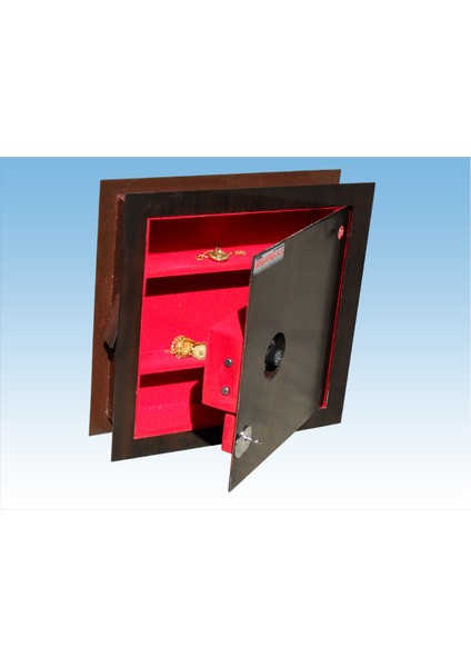 060MA Mekanik Şifreli ve Anahtarlı Ankastre Gömme Duvar Kasası