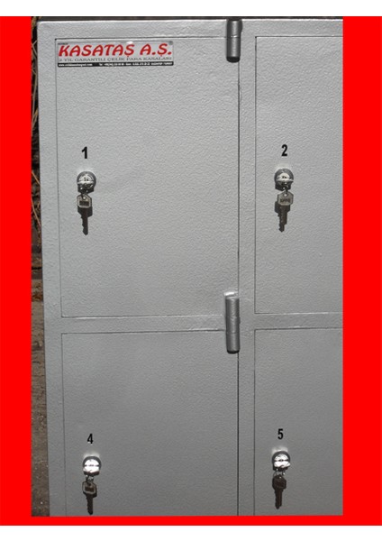 6 Gözlü Ayakkabılık Raflı Muş Yetiştirme Yurdu Müdürlüğü Tipi Sag