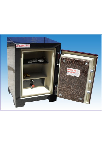 006AB Ofis Tipi Yaprak Menteşeli Çelik Para Kasası Dış Renk Siy