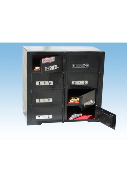 8 Gözlü Ordu Otel Resepsiyon Ziyaretçi Emanet Kasası 645930CM