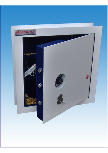 060MA Mekanik Şifreli ve Anahtarlı Ankastre Gömme Duvar Kasası