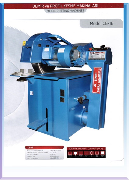 CD 18 10 Hp Motor 520440 Testere Taşlı 1 111 Adrese