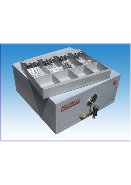 020AÖÇZM Ofis Çekmece Tipi Yaylı 4 Kagıt Para Gözlü 4 Bozuk Para