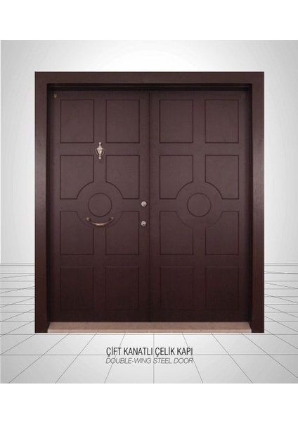 Kurşun Geçirmez Çelik Kapı Çift Kanatlı 22014626CM 2 9