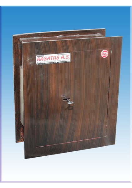 046ZA Ev Tipi Yüksek Güvenlikli Ankastre Anahtarlı Duvar Kasası
