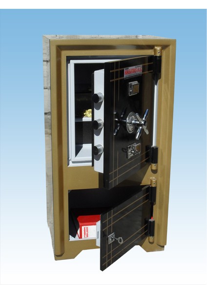 007A Gaziantep Ev Tipi Altı Dolaplı Çelik Para Kasası 854438