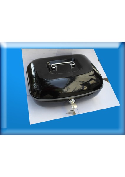 08333MS Ankara Yatırım Bankası Tipi Oval Siyah El Para Kasa