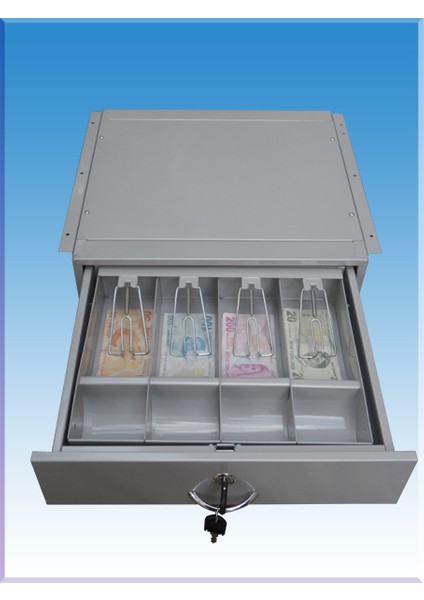 4 Para Gözlü Üstü Kapalı Para Çekmecesi 119 Adrese Tes