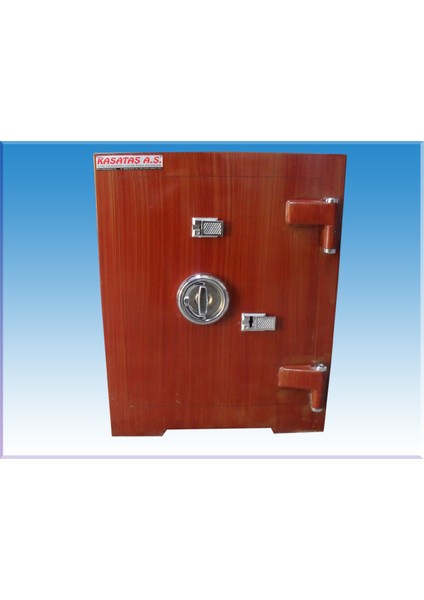 004G2AK Ofis Tipi Tekkapılı Içinde 2 Çekmeceli Açık Kızıl Renk Çe