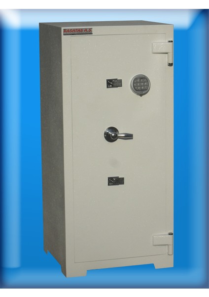 0010SET Standart Beyaz Tekkapılı Elektronik Şifreli ve 2 Anahtar