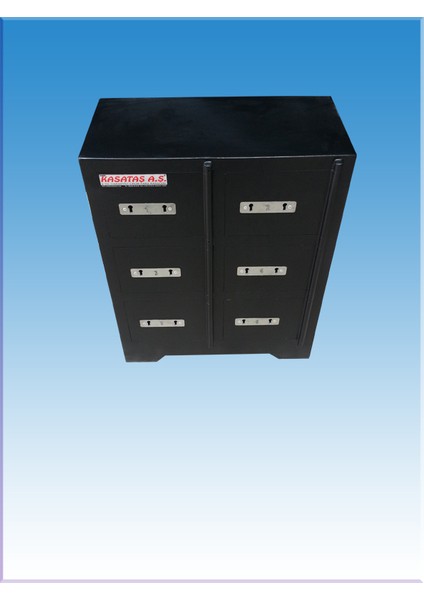 6 Gözlü Acr Tipi Ziyaretçi Emanet Resepsiyon Kasası 64593