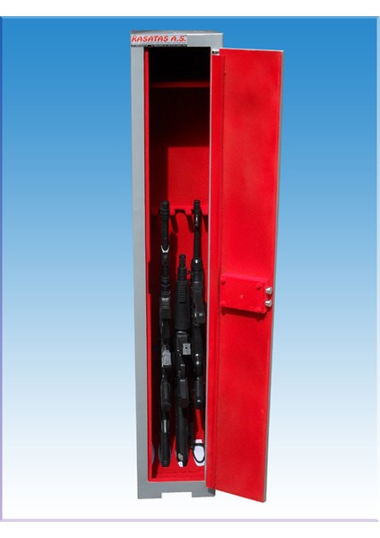 4 Tüfeklik Özel Anahtarlı Çelik Tüfek Kasası 1352332CM 40KG