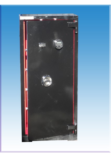 0135GEATS Istanbul Zırhlı Elektronik Şifreli 3 Kasa Kilitli Dol