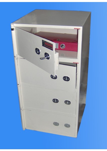 4 Laptop Bilgisayar Gözlü Butik Otel Resepsiyon Kasası 705035CM