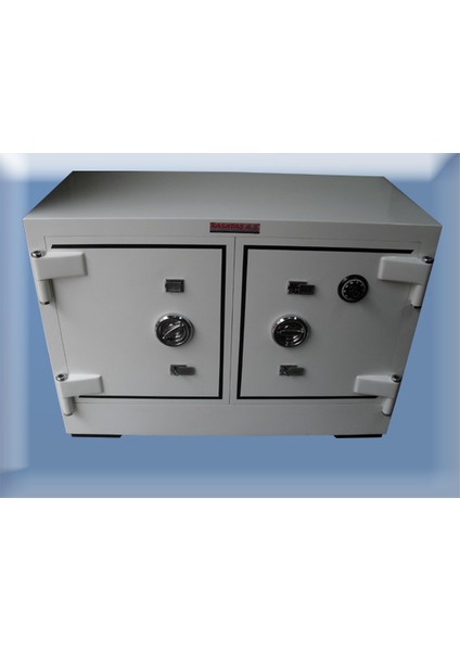 B120K2M1A4METİNX 120CM Lik Banko Tipi 4 Anahtarlı ve Mekanik Şifr