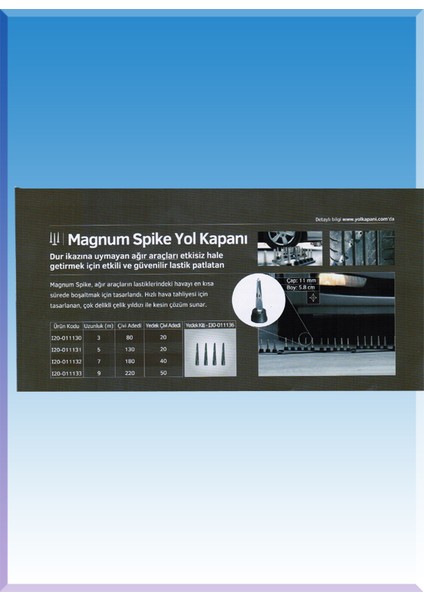 Magnum Spike Yol Kapanı 999 Kargo