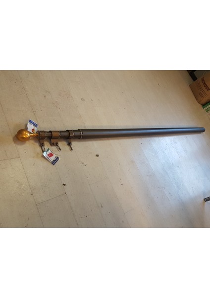 Amerikan Malı Dıştan Ipli 5 Metre Krom Bayrak Diregi 1499TL +K