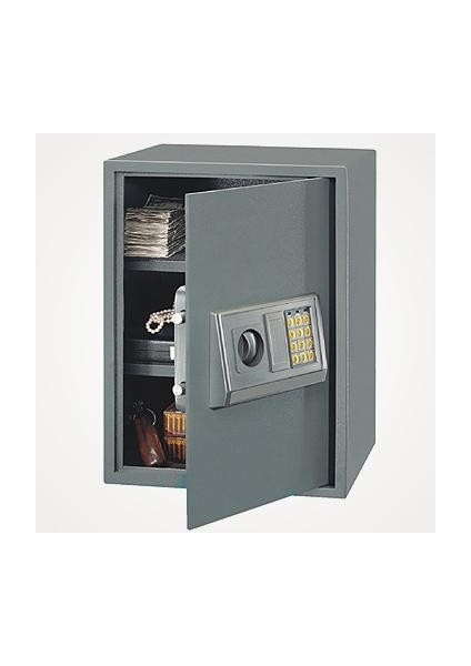 050KİEA Otel Tipi Acil Açma Anahtarlı 2 Raflı Elektronik Kasa
