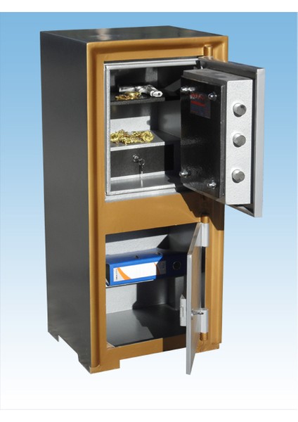 008AÖM Özel Ofis Tipi Altı Dolaplı Dışı Alüminyum Renk Çerçevesi