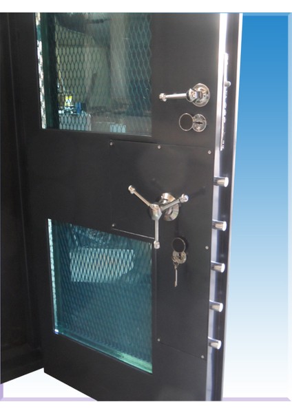 Br7 Kurşun Geçirmez Halfeti Tipi 2 Adet Çift Yönlü Kollu Kapı Kap