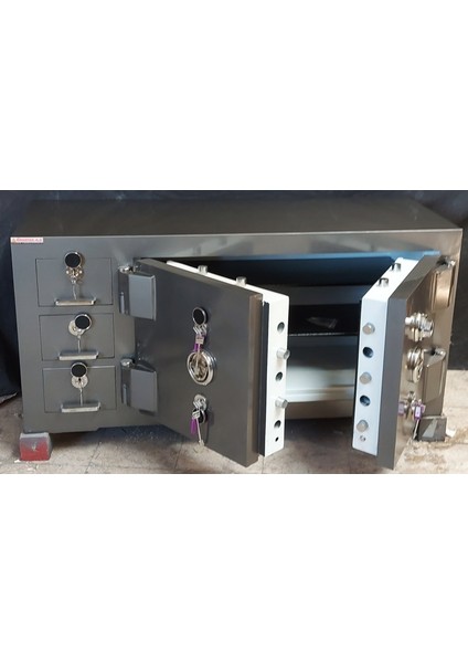 01501M3A3Ç Yanda 3 Çekmeceli Mekanik Şifreli ve 3 Anahtarlı Oksij