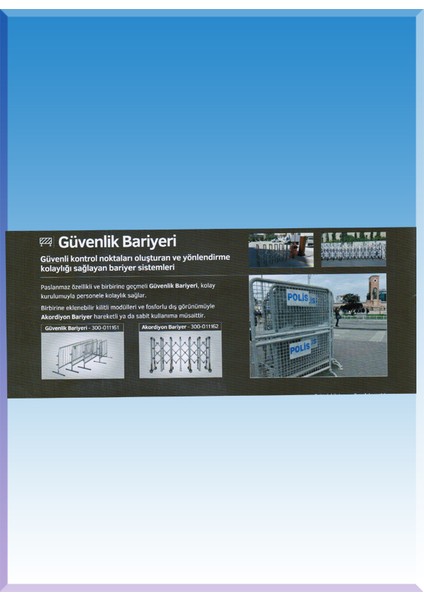 Güvenlik Bariyeri 999 Kargo