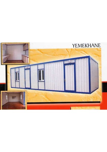 Prefbrik Mutfak ve Yemekhane Konteyner 206300700CM 2900 +Kd