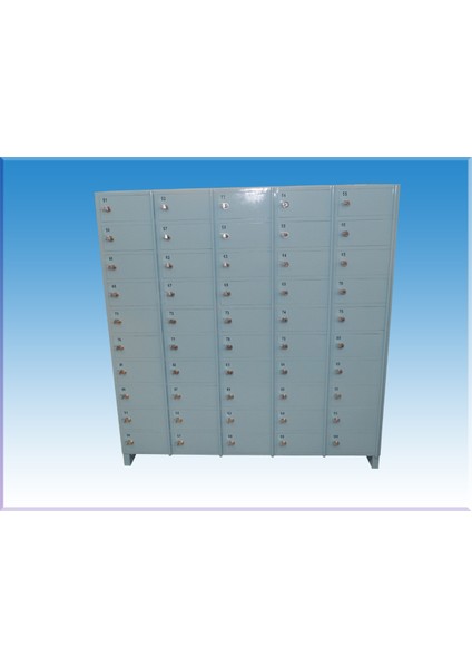 50 Gözlü Asma Kilit Takma Yerli Sağlam Cep Telefonu Para ve 4mm