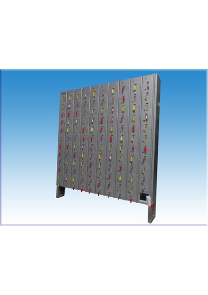 120 Gözlü Tersane Işçileri Için Çelik Kasa Anahtarlı Çelik Cep Te