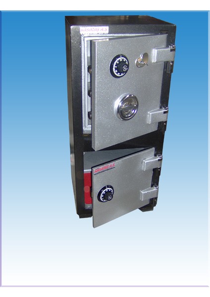 0008M Izmit Tipi Süper Özel Tam Zırhlı Çelik Para Kasası 2 Mek