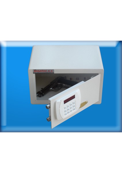 0225NTSBEYAZ Otel Tipi Beyaz Elektronik Şifreli Motorlu Tam Ot