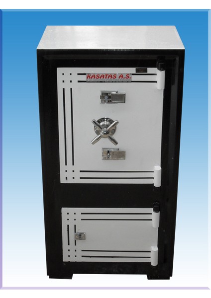 007AİZMR Adıyaman Ofis Tipi Altı Dolaplı Beyaz Çelik Para Kasas