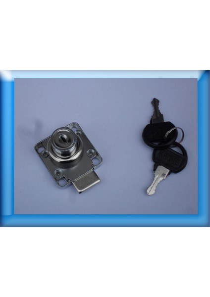 Kroks KLC338 1 Ci Sınıf Özel Krom Kaplama Çekmece Kiliti 3 9