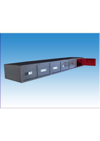 6 Gözlü Tbmm Duvar Tipi Otel Ankastre Duvar Tipi Emanet Kasası 2