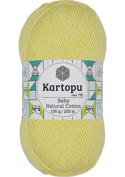 Baby Natural Cotton El Örgü İpi Renk Kodu:K333-Lımonata