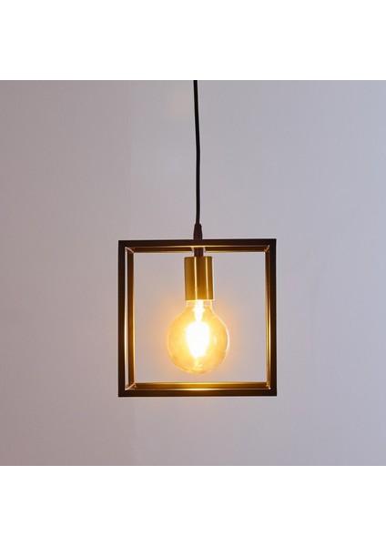 Modern Küp Metal Sarkıt Avize 25CM x 25CM modelleri