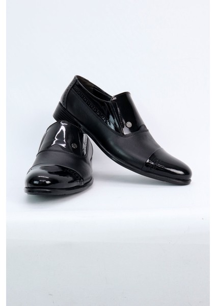 Siyah Rugan Bağcıksız Hakiki Deri Erkek Ayakkabı fiyatları