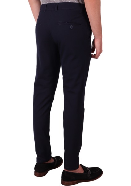 Lacivert Slim Fit Erkek Keten Pantolon P21001 modelleri