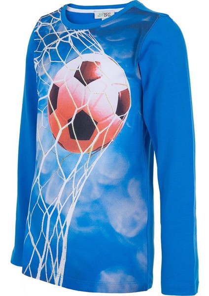 Dijital Baskılı Uzun Kollu Erkek Çocuk T-Shirt modelleri