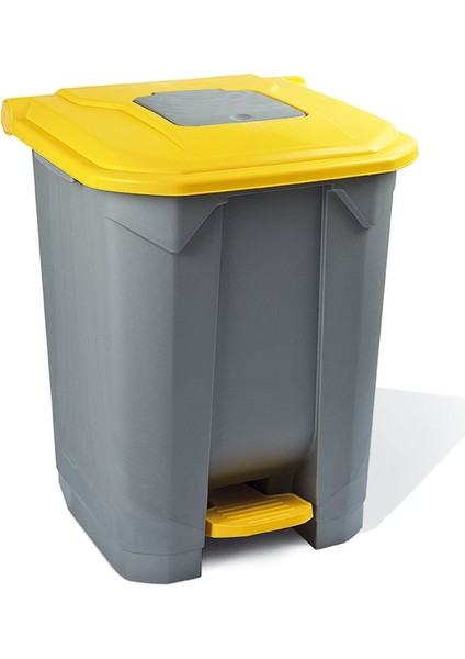 Çöp Konteyneri Çift Kapaklı Pedallı 70 L