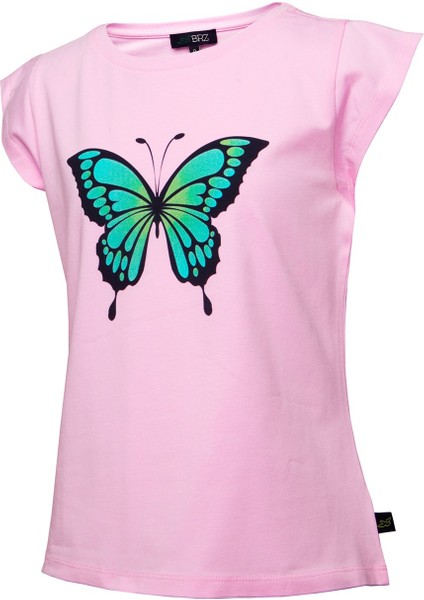 Kelebek Baskılı Kız Çocuk T-Shirt fiyatları