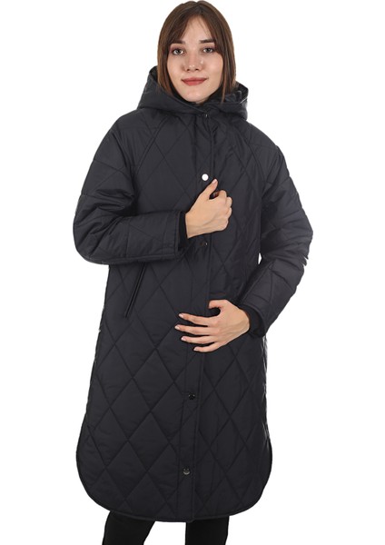 Kadın Uzun Mont Siyah/black 21W32000002