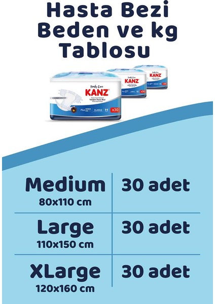 Hasta Bezi L Beden 90 Adet indirimleri
