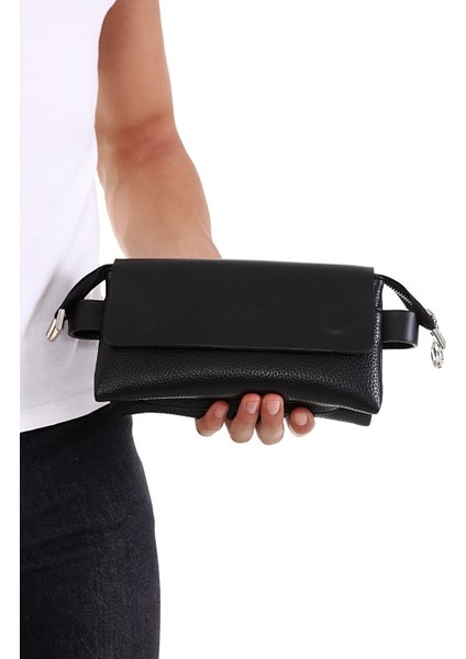 Erkek Siyah Clutch El Çantası