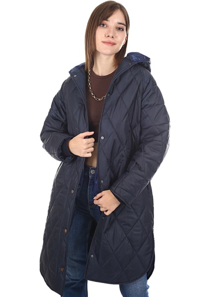 Kadın Uzun Mont Lacivert/navy 21W32000002