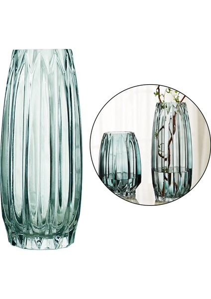 31cm Çiçek Düzenlemeleri Için Cam Vazo - Yeşil (Yurt Dışından) indirimleri