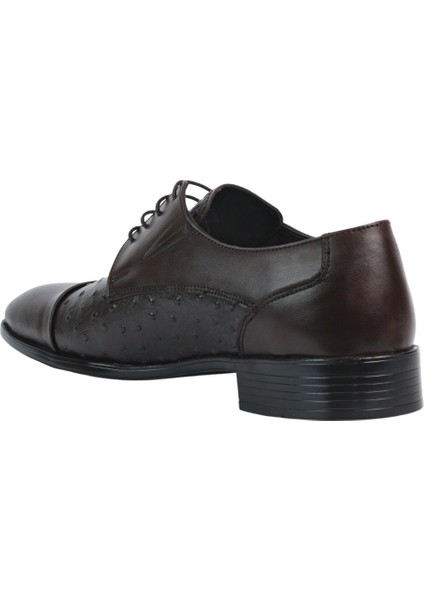Kahverengi Bağcıklı Hakiki Deri Erkek Ayakkabı fırsatları