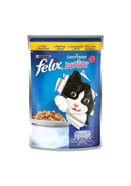 Jöle Tavuklu Yavru Kedi Maması 20 Adet